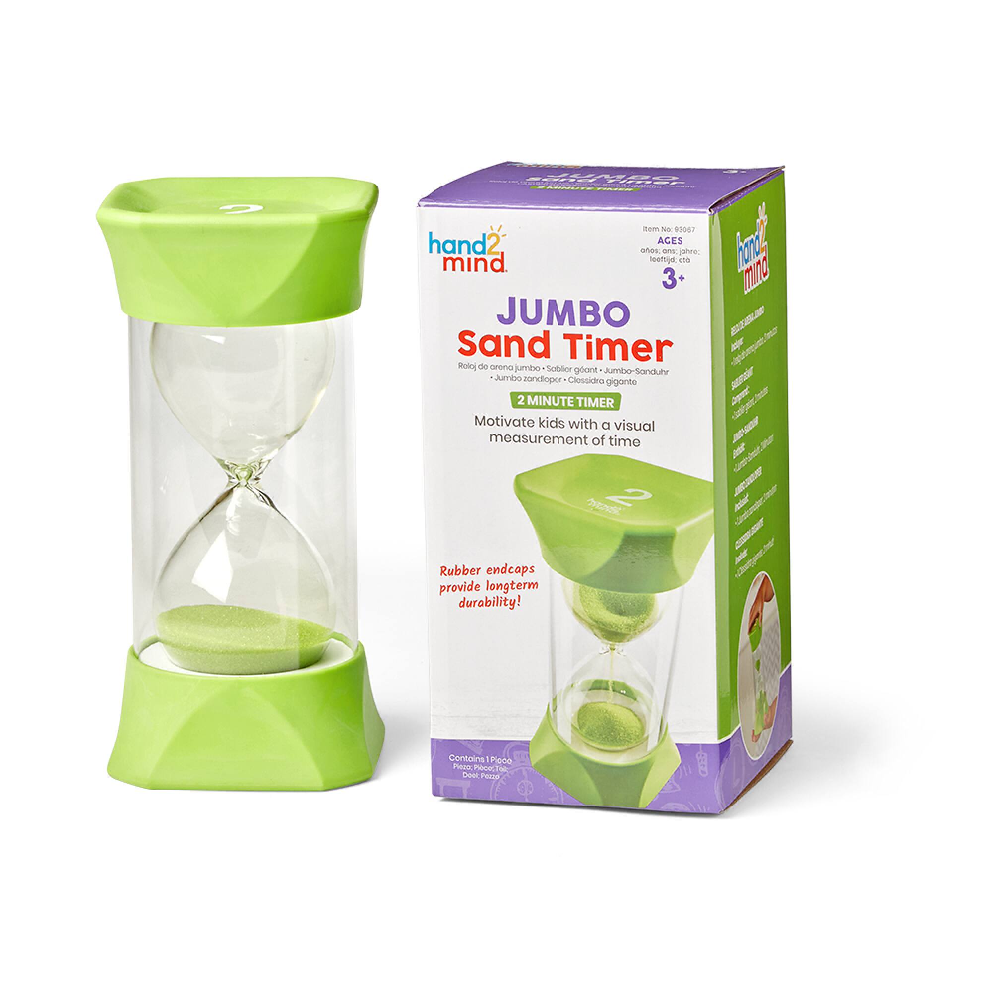 hand2mind® Jumbo 2-Minute Sand Timer